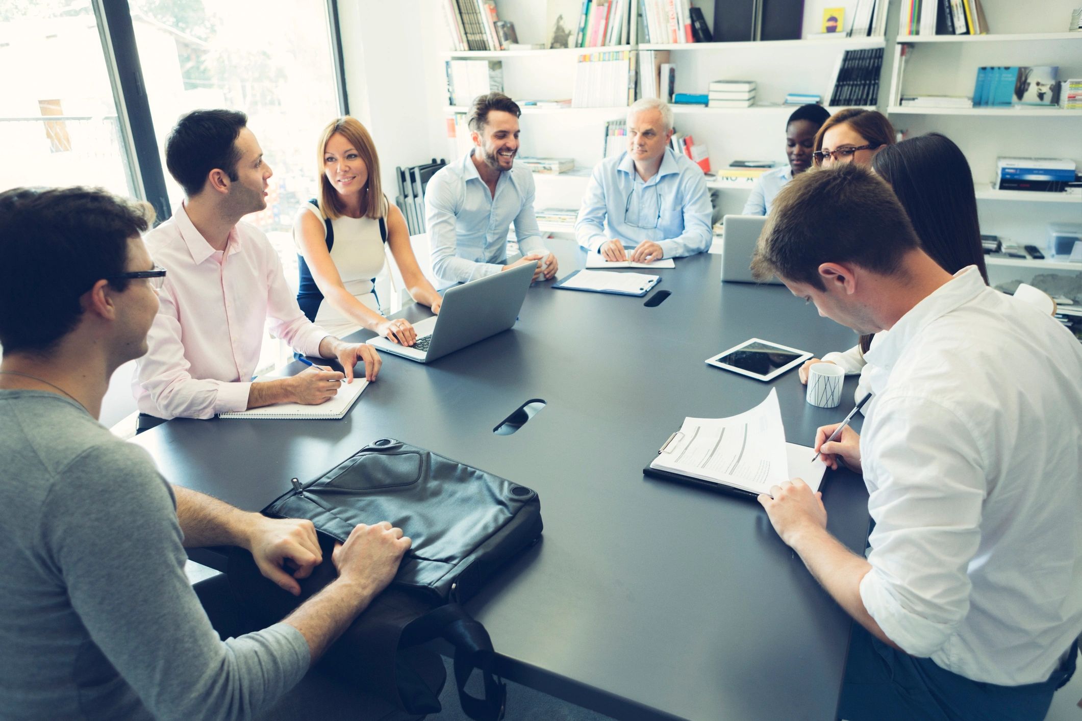 Business team in a planning meeting